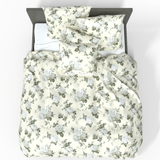 Håndlavet luksuriøst Deluxe satin bomuld sengetøjssæt | Paris