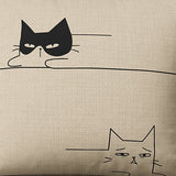 Håndlavet bomuldspudebetræk | Kitty