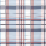Patterned cotton fabric | Blush Tartan