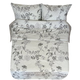 Handmade cotton duvet cover | Rosewood