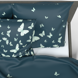 Håndlavet luksuriøst Deluxe satin bomuld sengetøjssæt | Vienna