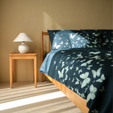 Håndlavet luksuriøst Deluxe satin bomuld sengetøjssæt | Vienna