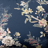 Handmade cotton duvet cover | Midnight Garden