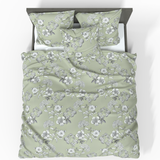 Håndlavet luksuriøst Deluxe satin bomuld sengetøjssæt | Geneva