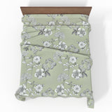 Handmade Luxurious Deluxe Satin Cotton Flat Sheet | Geneva