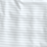 Håndlavet luksuriøst Premium stribet satin bomuld dynebetræk | White