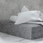 Syet Deluxe satin lagen med elastik | Jaipur - Bomuld