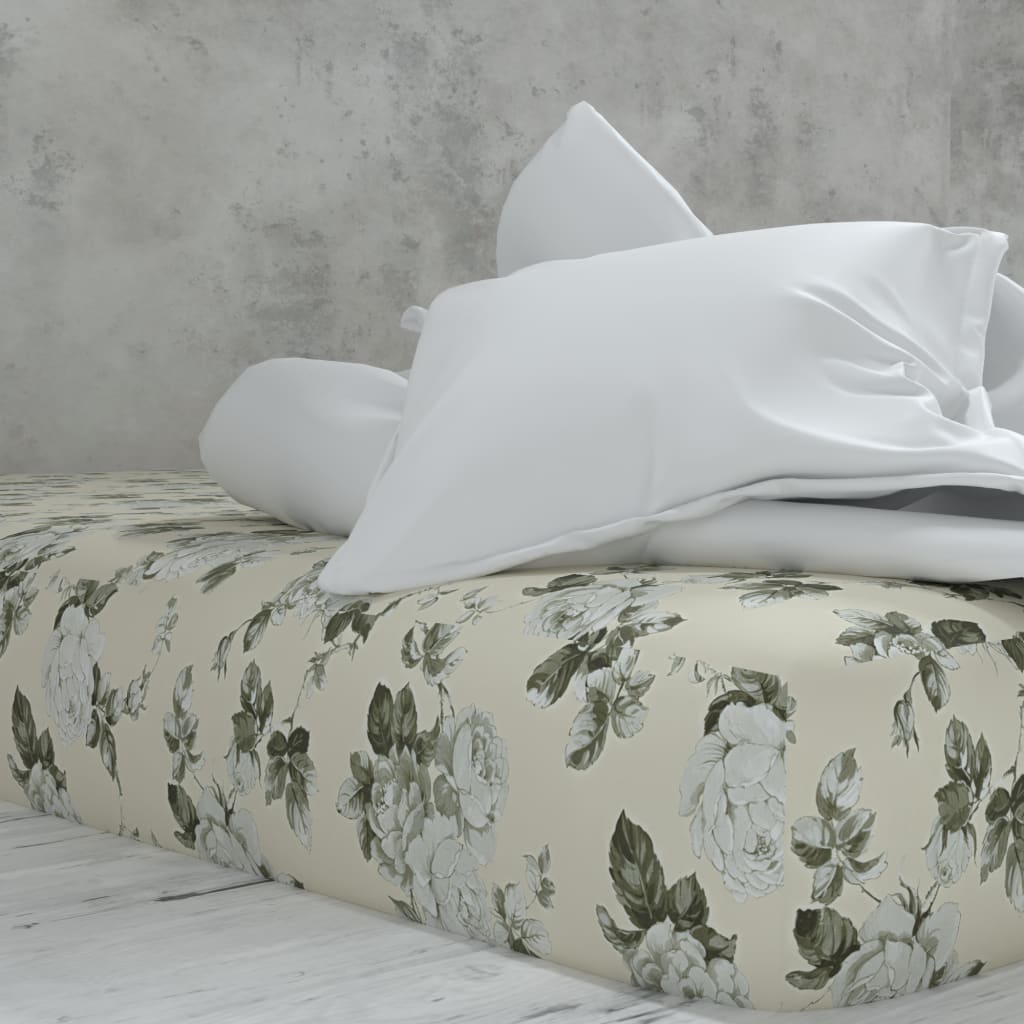 Syet Deluxe satin lagen med elastik | Paris - Bomuld