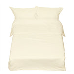 Syet lagen i lærred til dynebetræk | Egret - Syet