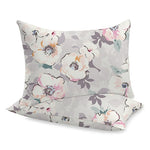 Syet pudebetræk i lærred | Akvarel - Syet