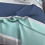 Syet pudebetræk i lærred | Lagoon - Syet