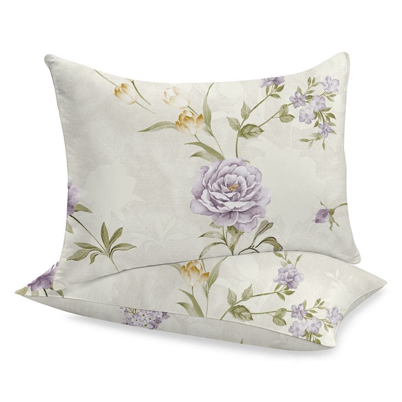 Syet pudebetræk i lærred | Petal - Syet