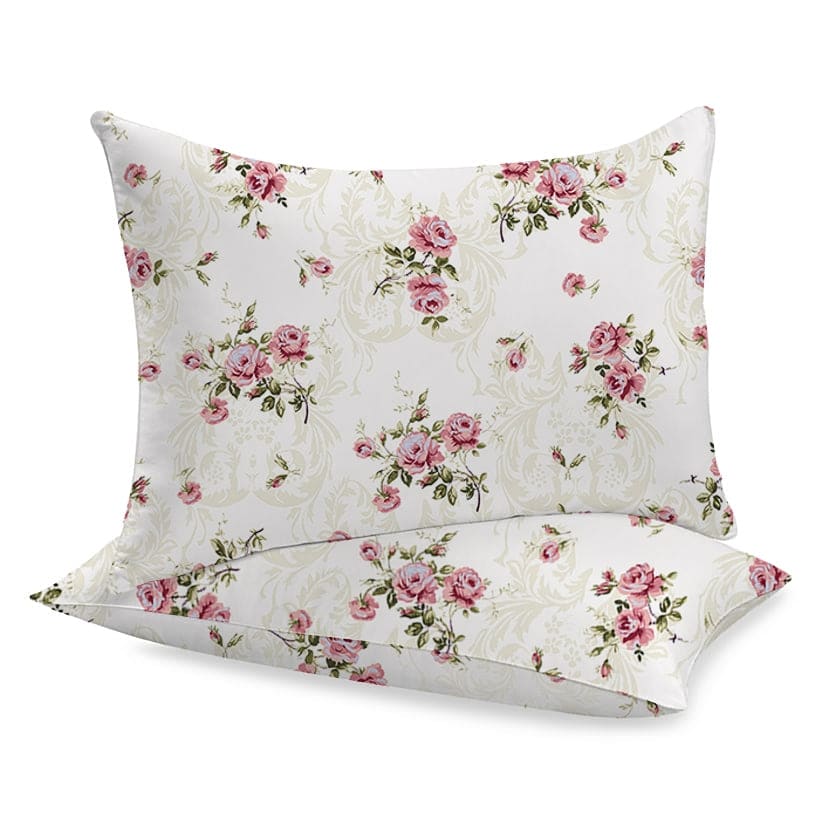 Syet pudebetræk i lærred | Vintage - mønstret