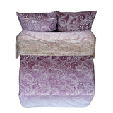 Syersyet sengesæt i lærred | Henna - Syet