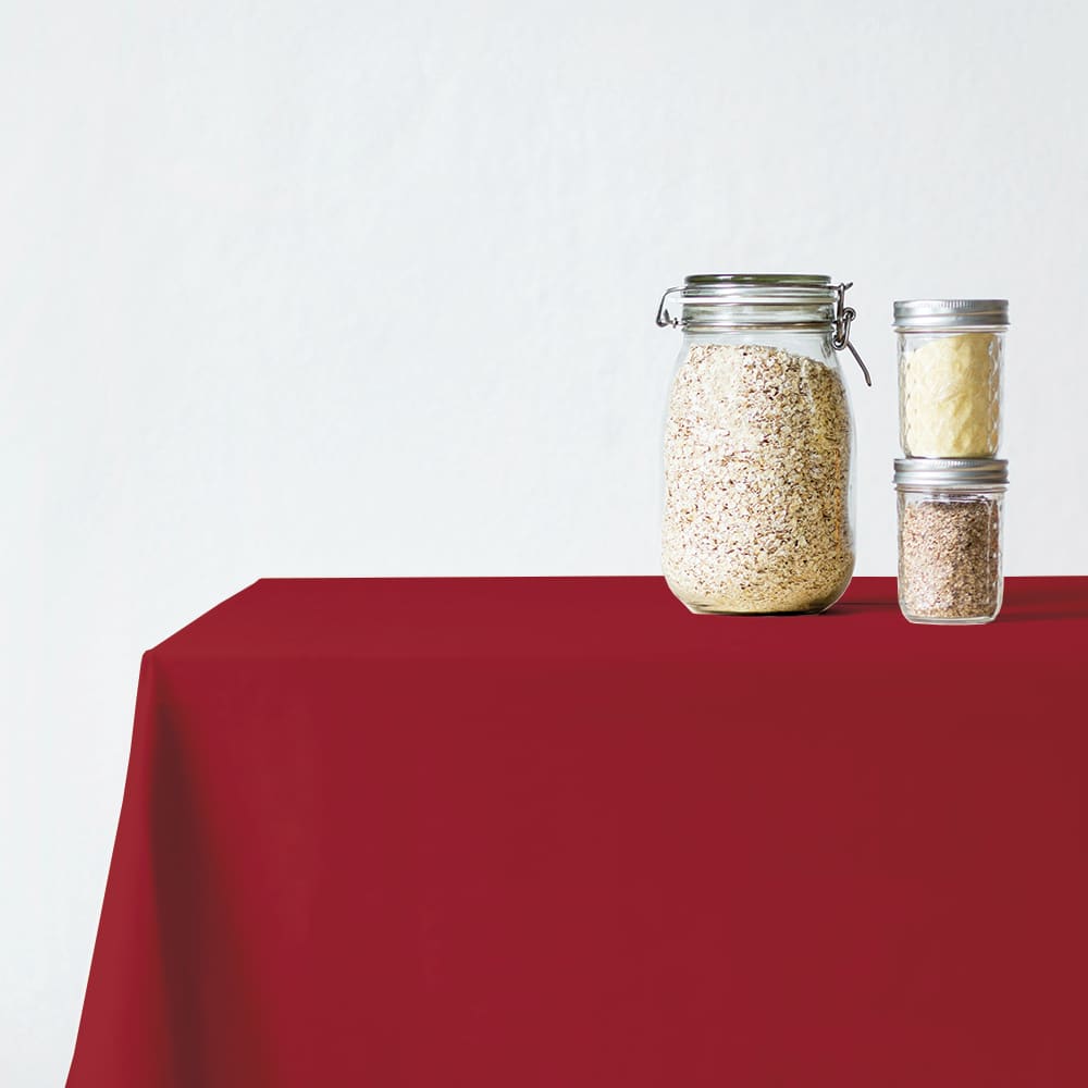 Šūta 100% kokvilnas galdauts | Pompeian red -