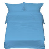 Sewn cotton duvet cover | Alaskan blue -