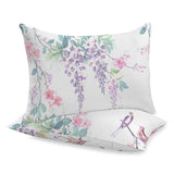 Syet pudebetræk i lærred | Birdie - Syet