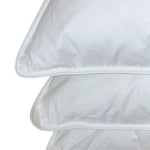 Divpusēja sega un divas spilveni ar zoss dūnu un spalvu pildījumu