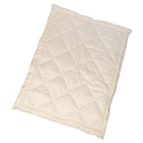 Divpusēja sega un divas spilveni ar zoss dūnu un spalvu pildījumu